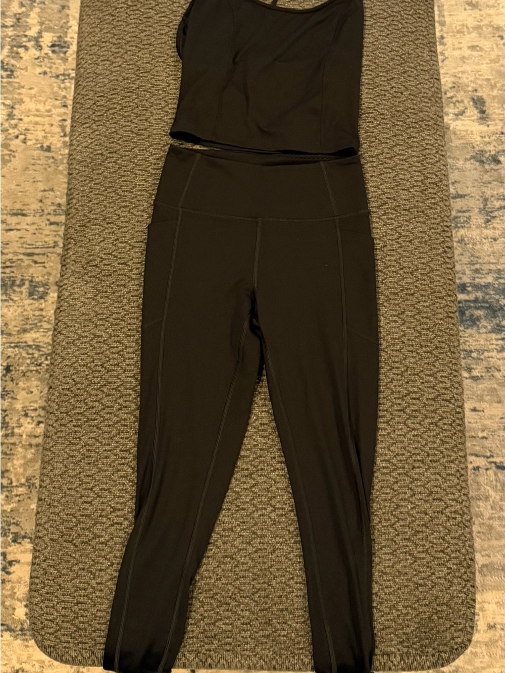 Victoria Secret Black Tank Top and Leggings